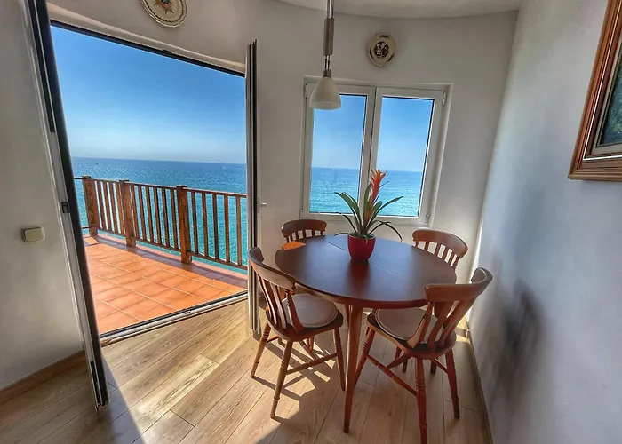 En Acantilado Con Wifi Y Aire Acondicionado Lägenhet Sitges